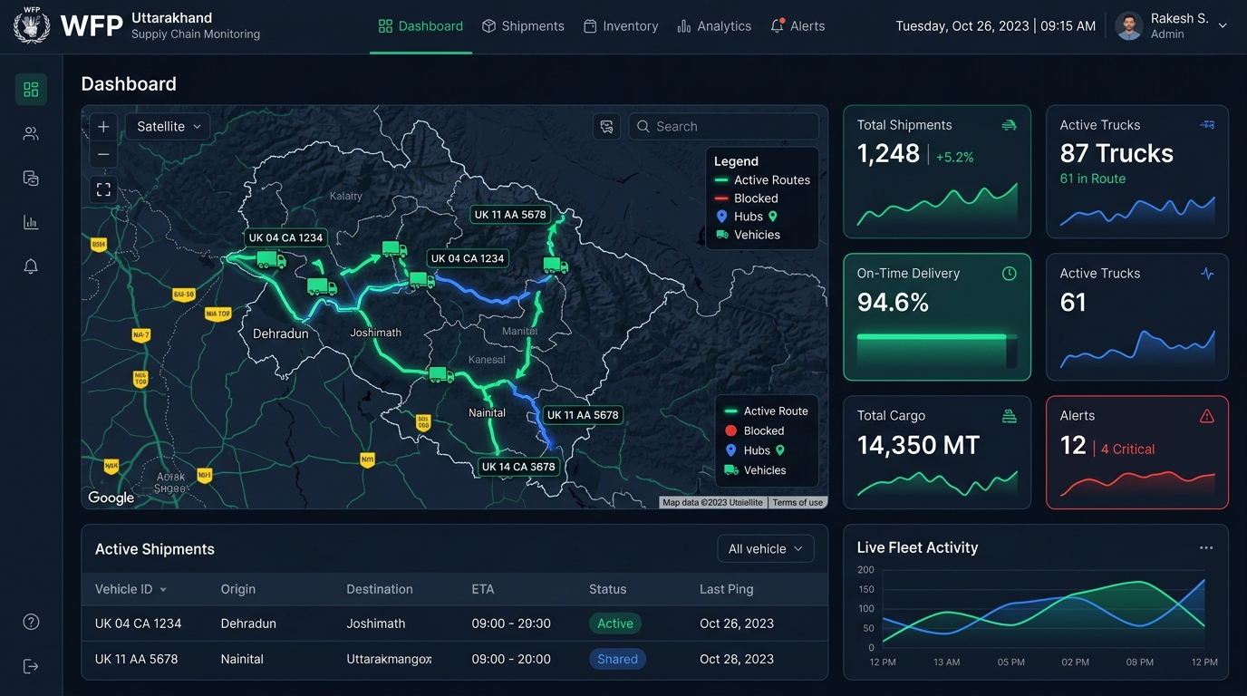 WFP Supply Chain Dashboard